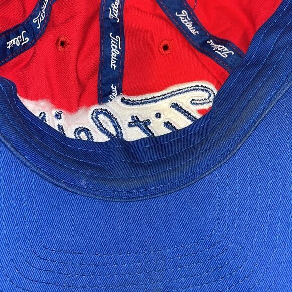 Titleist FJ Pro V1 Red Letter Kansas Jayhawks Color Tour Edition Golf Cap Hat - Picture 5 of 6